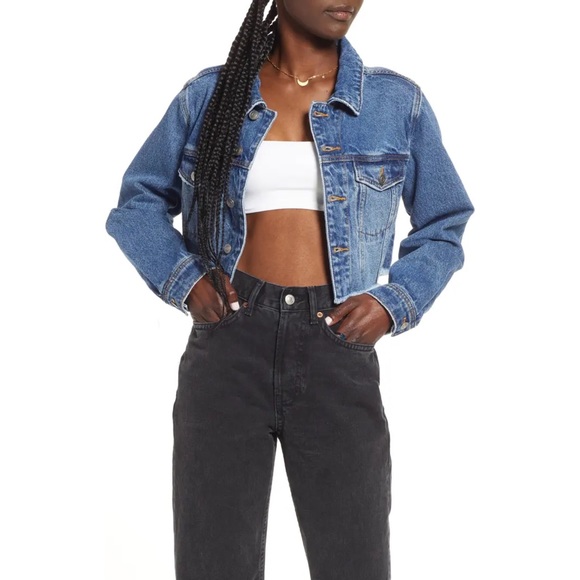 bp Jackets & Blazers - BP NORDSTROM CROP DENIM JACKET ❤️IN STORES❤️